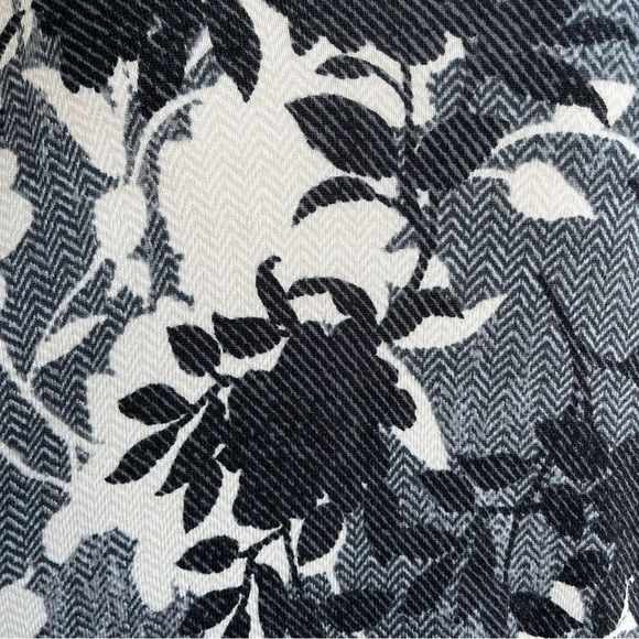 •Karen Scott• Floral/Herringbone Pattern Cardigan Sweater - Size 3X - Picture 5 of 8